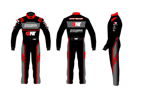 Custom GNT Neotek FIA Race Suit: Embroidered, Printed or Sublimated