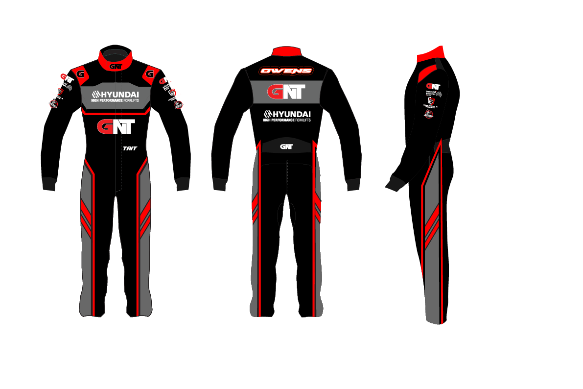 Custom GNT Neotek FIA Race Suit: Embroidered, Printed or Sublimated